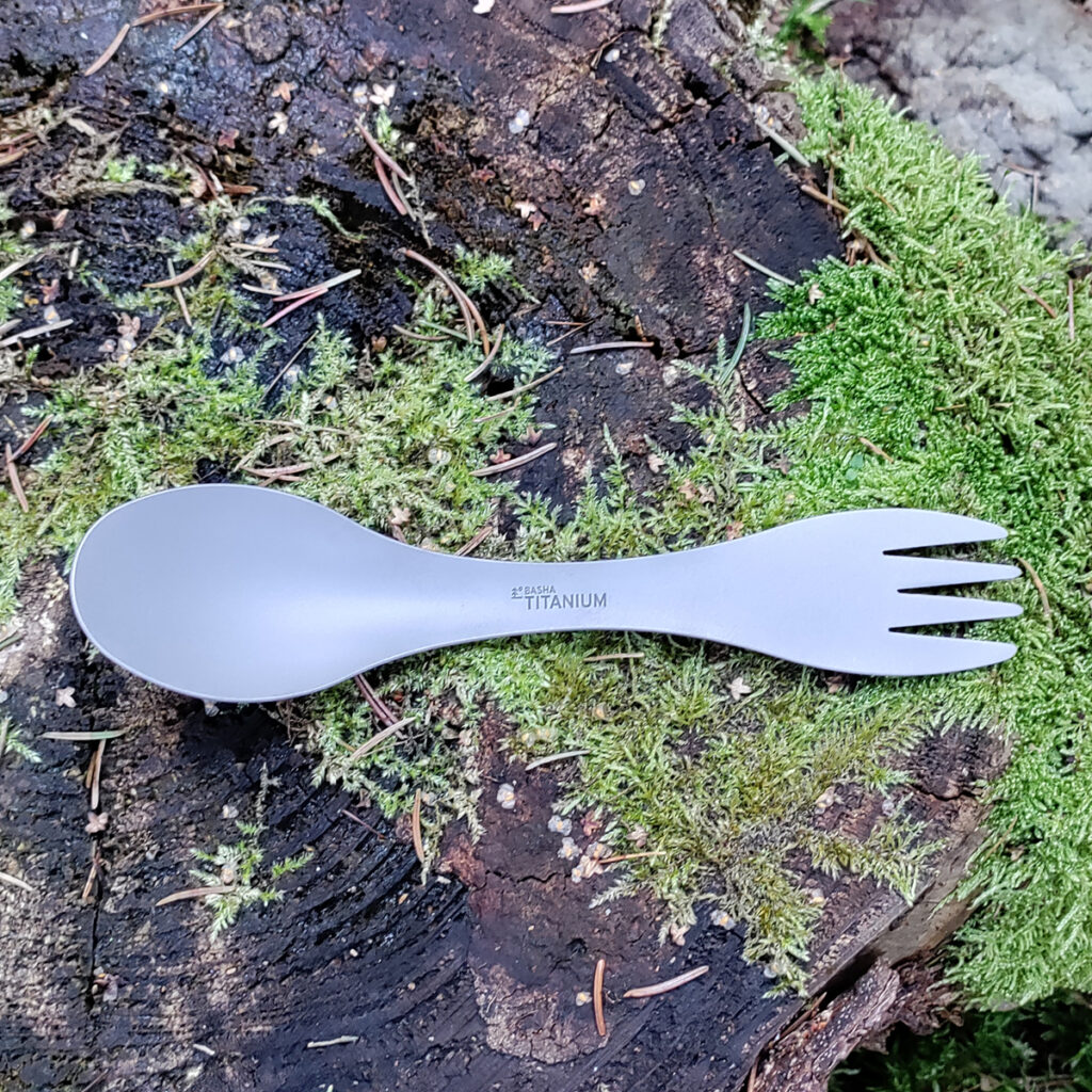 Basha SPÓN titanium spork natur